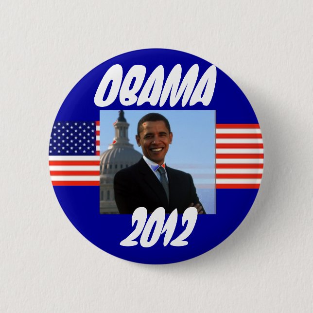 Obama politisk kampanj 2012 knapp (Framsida)