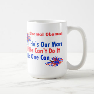 Obama Pom Poms jubel Kaffemugg