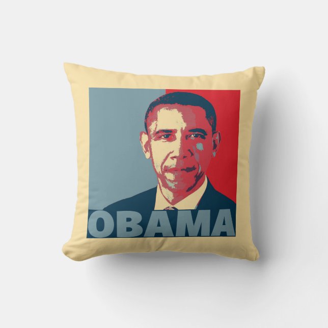 OBAMA POP ART KUDDE (Framsida)
