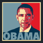 OBAMA POP ART POSTER<br><div class="desc">Porträtt om Barack Obama som president Valect med ett populistiskt stil poster verkan med sitt namn med fet stil under hans porträtt. Barack Hussein Obama II är ett amerikanskt politikar som tjänstgjorde som Förenta Stater:s 44:e president mellan 2009 och 2017.</div>