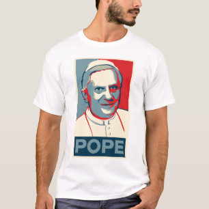 Obama Pope Planlägga Tee Shirt
