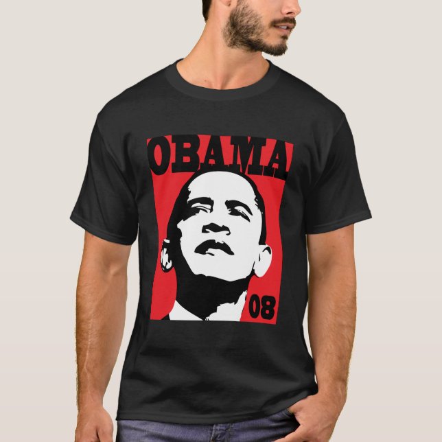 Obama porträtt tee (Framsida)