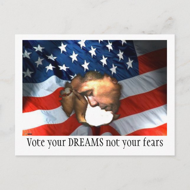 Obama Postcard Vykort (Framsida)