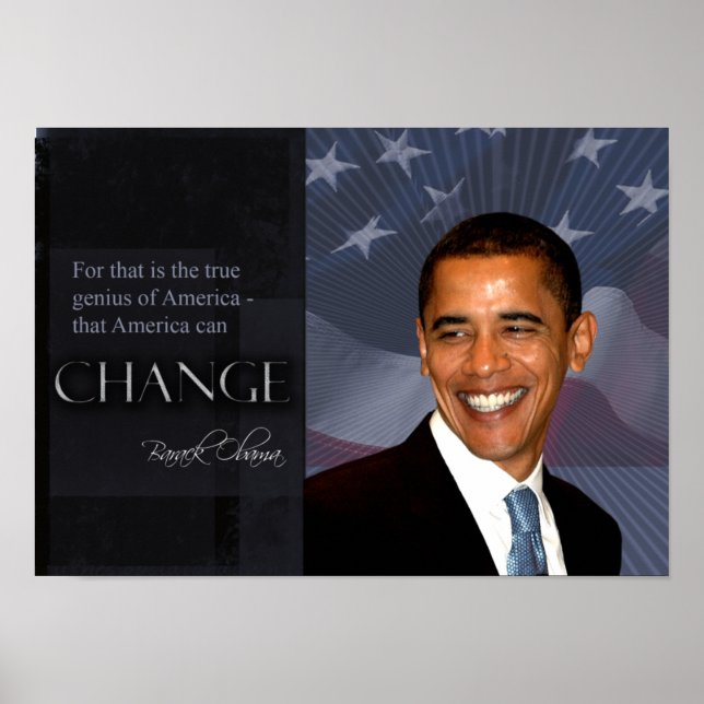 Obama-Poster offert Poster (Framsidan)
