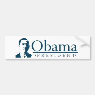 Obama presidents- porträttbildekal bildekal