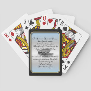 Obama Presidiet Oath Black Ram Bicycle® Play Spel Kort