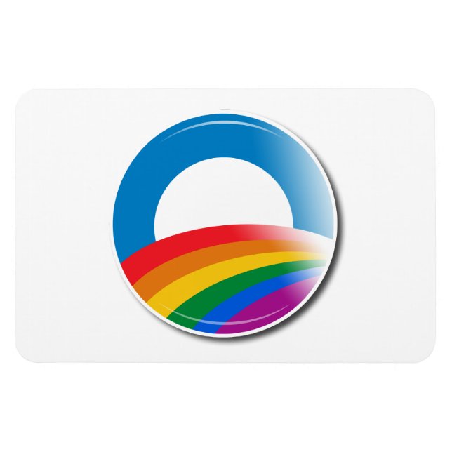 Obama-Pride-knapp Magnet (Horisontell)