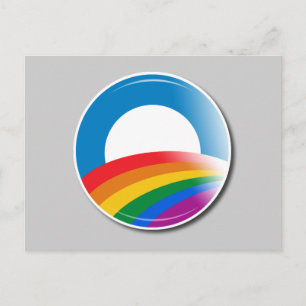 Obama-Pride-knapp Vykort