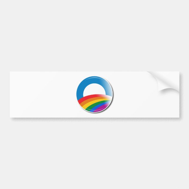 Obama pride knäppas bildekal (Framsidan)