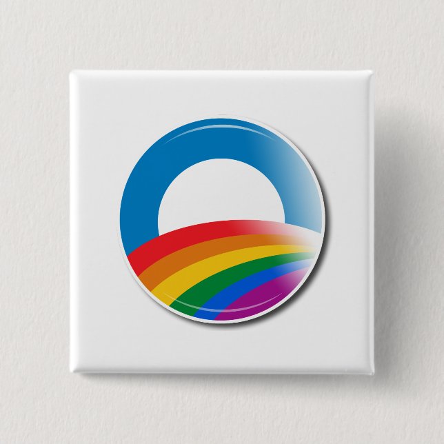 Obama pride knäppas knapp (Framsida)