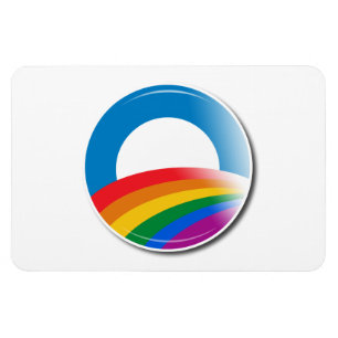 Obama pride knäppas magnet