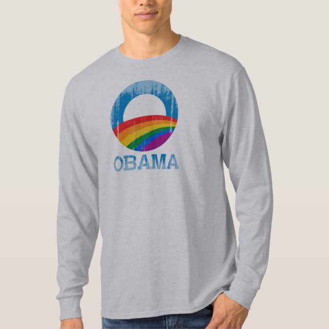 Obama pride Vintage.png T Shirt (Framsida)