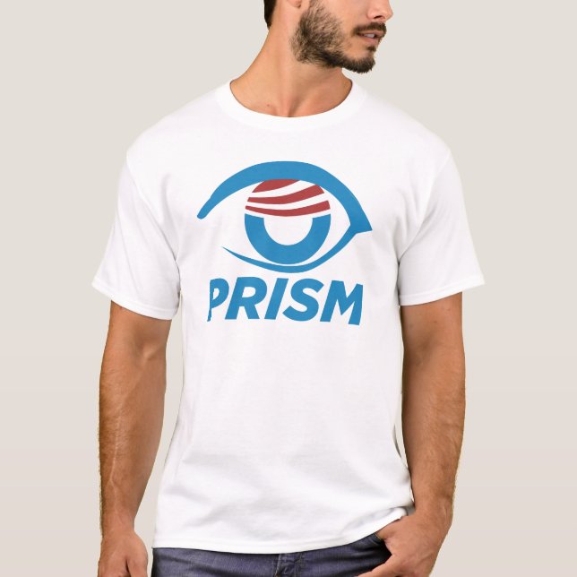 Obama prismalogotyp tee shirt (Framsida)