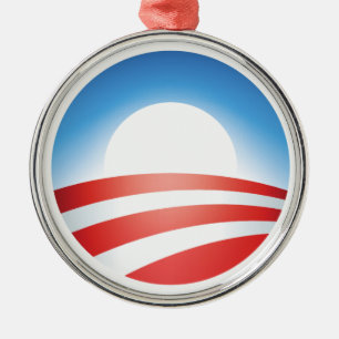 Obama prydnad! julgransprydnad metall