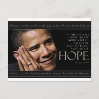 Obama Quote Vykort