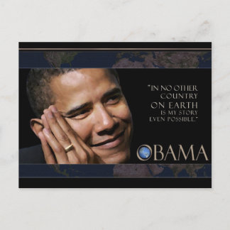 Obama Quote Vykort
