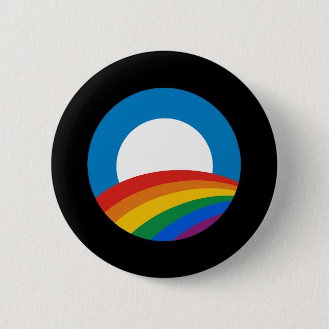 Obama Rainbow Knapp (Framsida)