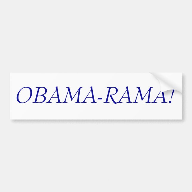 OBAMA-RAMA! BILDEKAL (Framsidan)