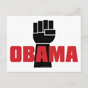 Obama rätt ute! vykort