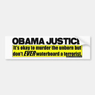 Obama rättvisa bildekal
