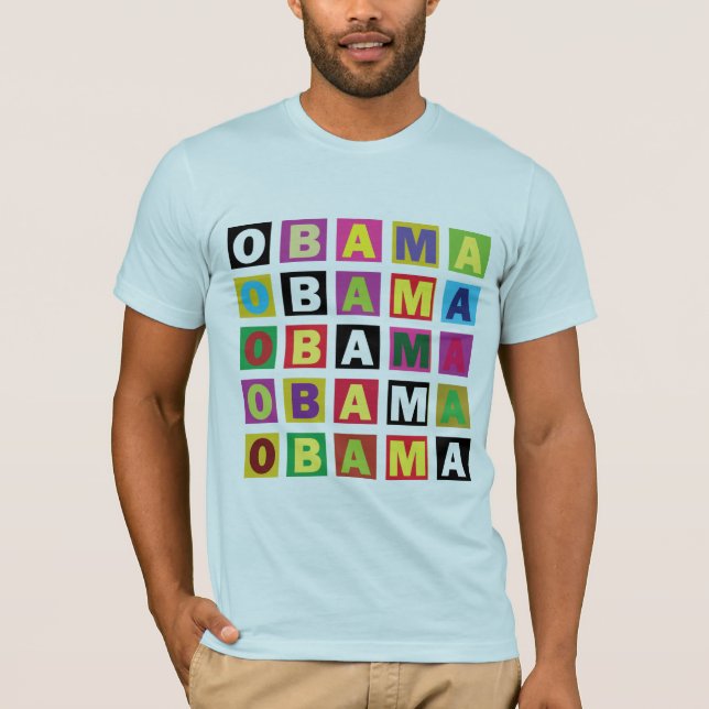 Obama regnbåge tee shirt (Framsida)