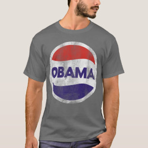 Obama Retro bekymrat Tee Shirt