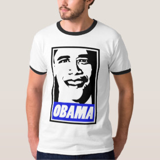OBAMA RINGER T TEE SHIRT