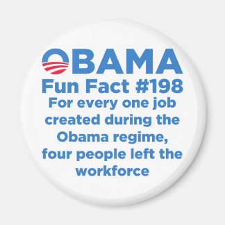 Obama Roligt Facts Magnet