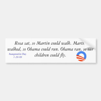 obama Rosa satt, så Martin kunde gå. Martin w… Bildekal