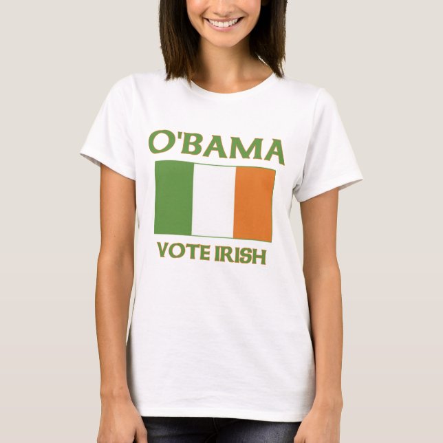 Obama röstar irländare tee (Framsida)