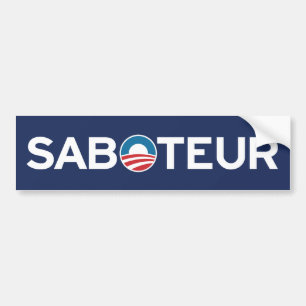 Obama SABOTEURbildekal Bildekal