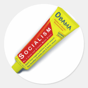 Obama Salve Runt Klistermärke
