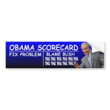 Obama sammanställningsruta: Klander Bush