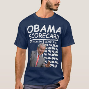 Obama sammanställningsruta - klander Bush Tröja