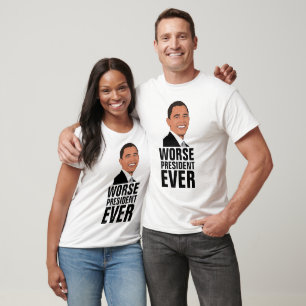 OBAMA, Sämsta president någonsin T-shirts