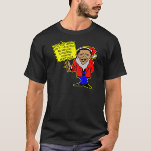 Obama Scrooge ingen jul mer skatter T Shirt