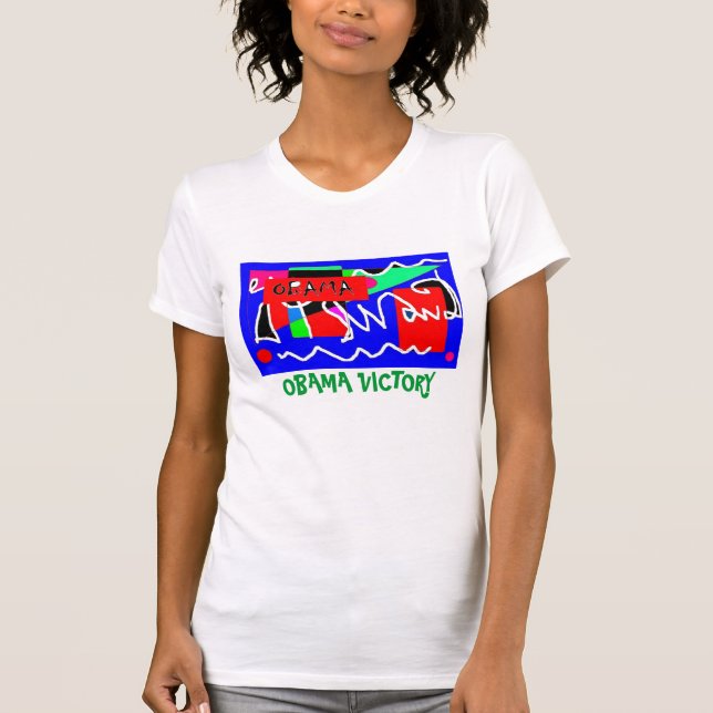 OBAMA SEGER TEE SHIRT (Framsida)