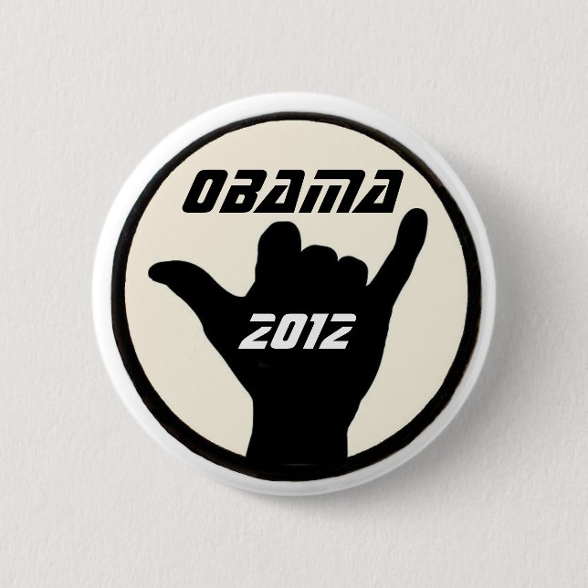 Obama Shaka knäppas Knapp (Framsida)
