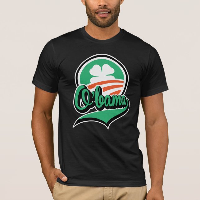O'bama Shamrock T-shirt (Framsida)