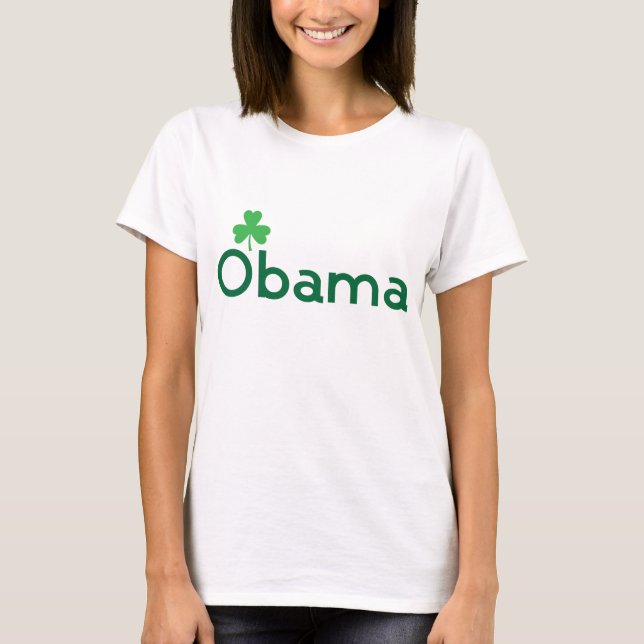 Obama Shamrock T-shirt (Framsida)