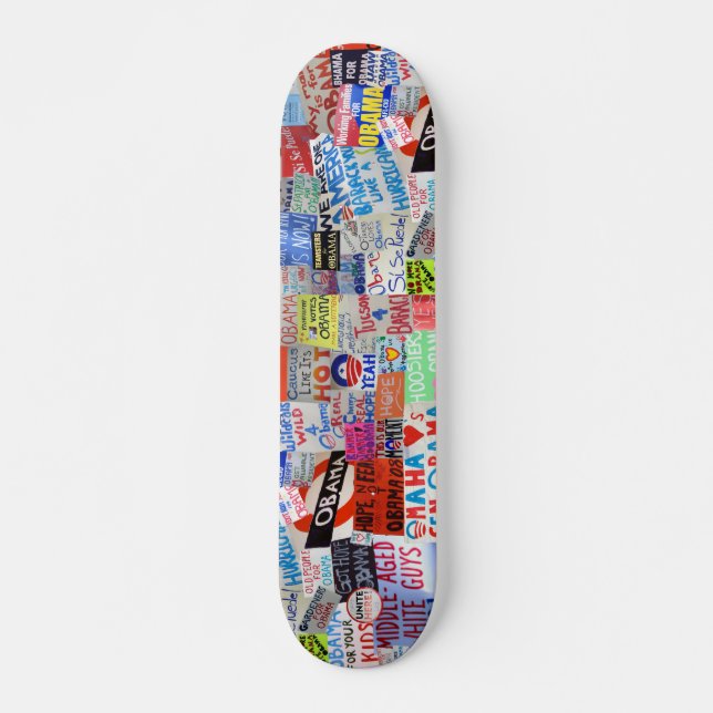 Obama SIgns of Hope Skateboard Bräda 21,5 Cm (Framsida)