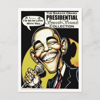 Obama Sjungor! 2012 Vykort