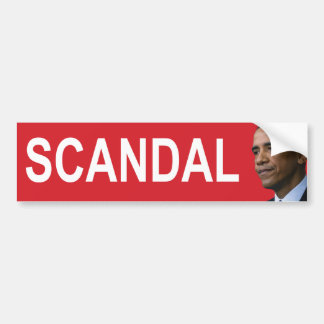 OBAMA SKANDAL riklig Sticker.pdf Bildekal