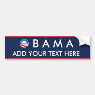 Obama: Skapa ditt eget Bildekal