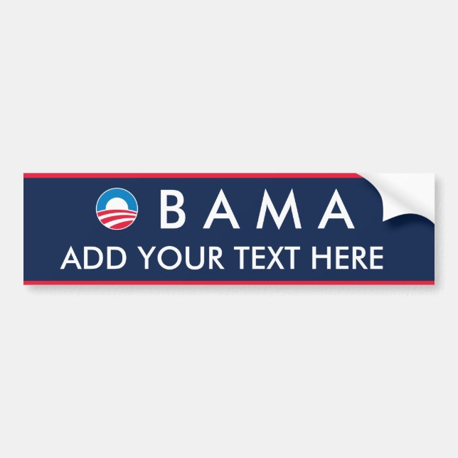 Obama: Skapa ditt eget Bildekal (Framsidan)