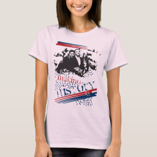 Obama Skapar historik T-shirt