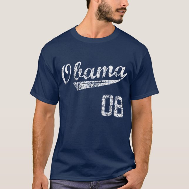 Obama skjorta för 08 t tee shirt (Framsida)