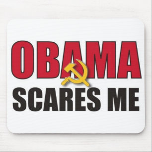 Obama skrämmer mig musmatta