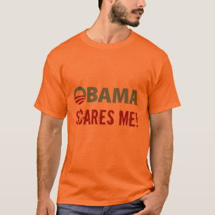 Obama skrämmer mig! tröja