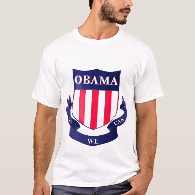 Obama skyddar och USA T-tröja T-shirt (Framsida)